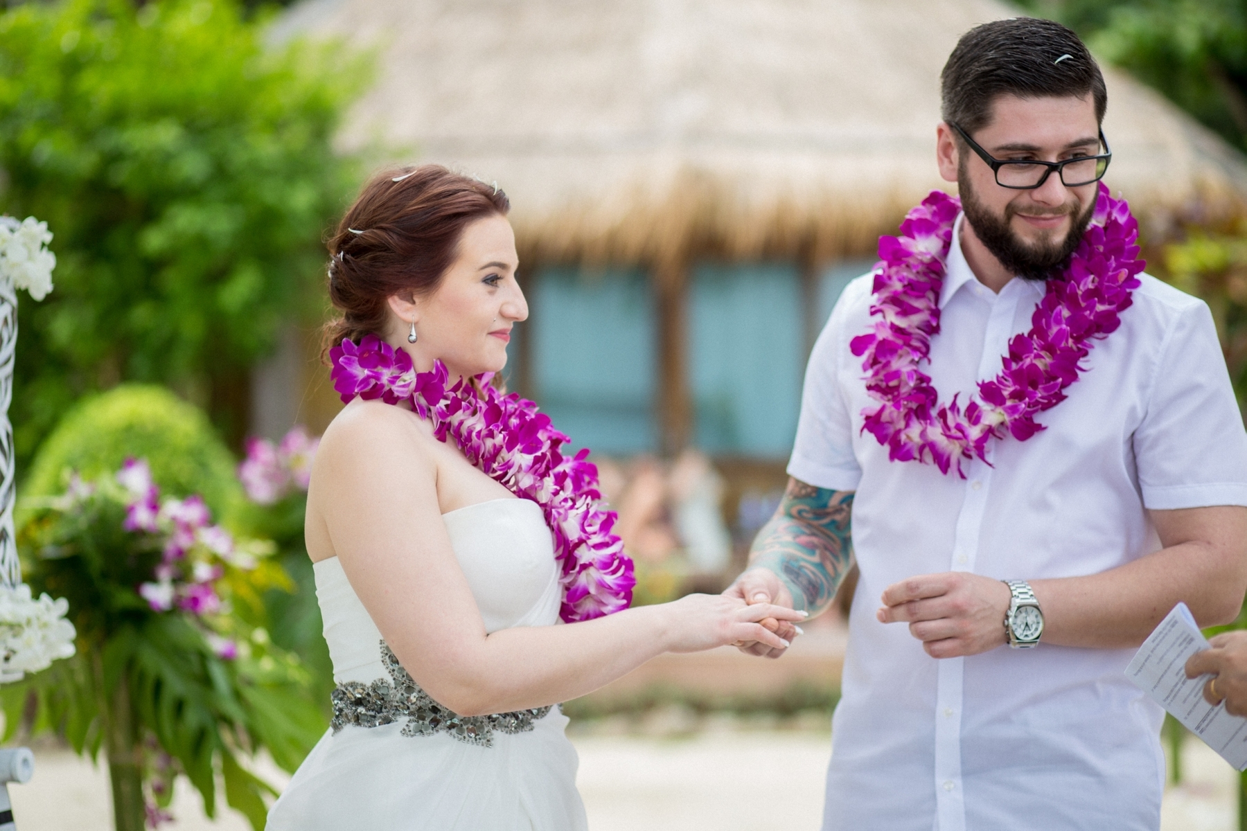 Resort wedding on the beach, Mayalay beach resort, Thailand